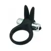 Toyz4Lovers -Timeless stretchy ring black - Pierścień ozdobiony uroczym króliczkiem