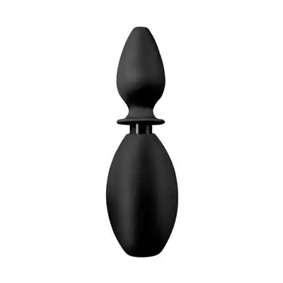 Freshen Pump 4 P Silicone Douche Black. Wtyczka do Lewatywy z Gruszką. 