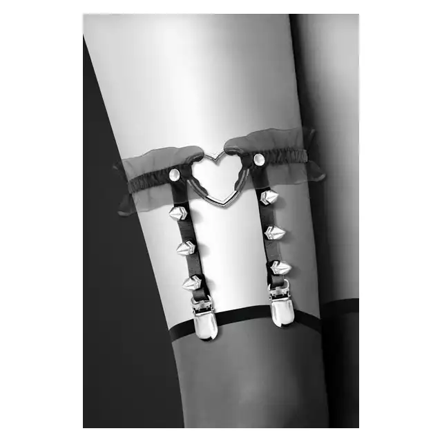 Bijoux Pour Toi Jarretiere Coeur Volant. Elegancka Podwiązka w Stylu SM.