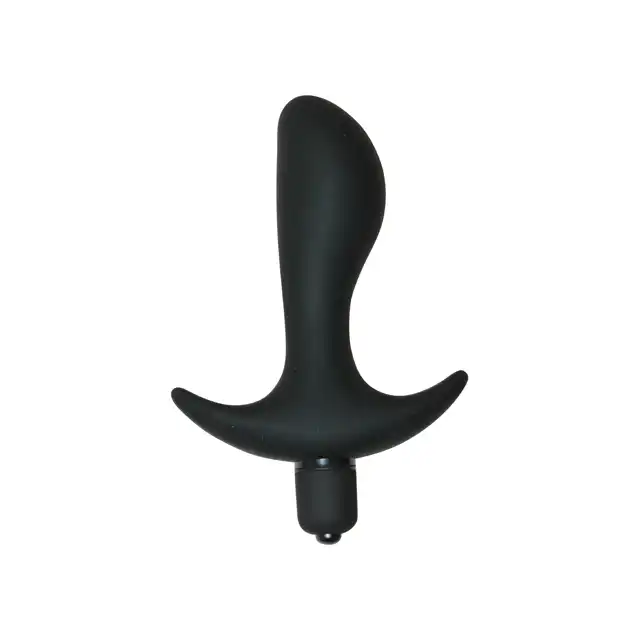 Anal Fantasy - Vibrating Perfect Plug. Czarna silikonowa wtyczka analna. Wibracje.