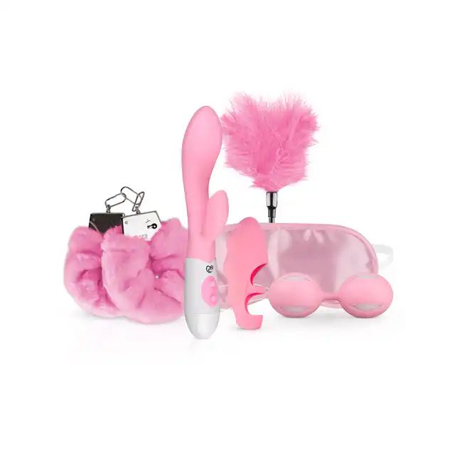 Loveboxxx - I Love Pink Gift Box. Prześliczny i luksusowy pakiet zabawek premium dla par. Bestseller!