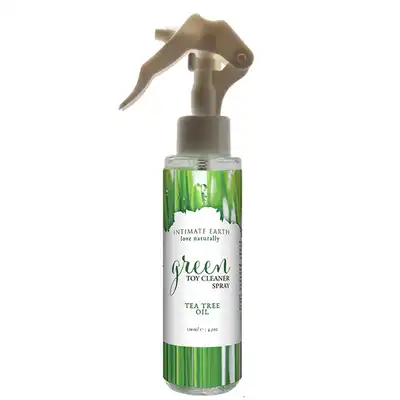 Intimate Earth - Green Tea Toycleaner Spray 125 ml. Czyścik z olejkiem z drzewa herbacianego
