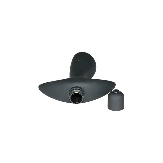 Anal Fantasy - Vibrating Perfect Plug. Czarna silikonowa wtyczka analna. Wibracje.