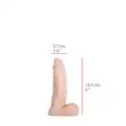 Dildorama - 515 Line 6" Flesh. Małe realistyczne dildo 15.5 cm