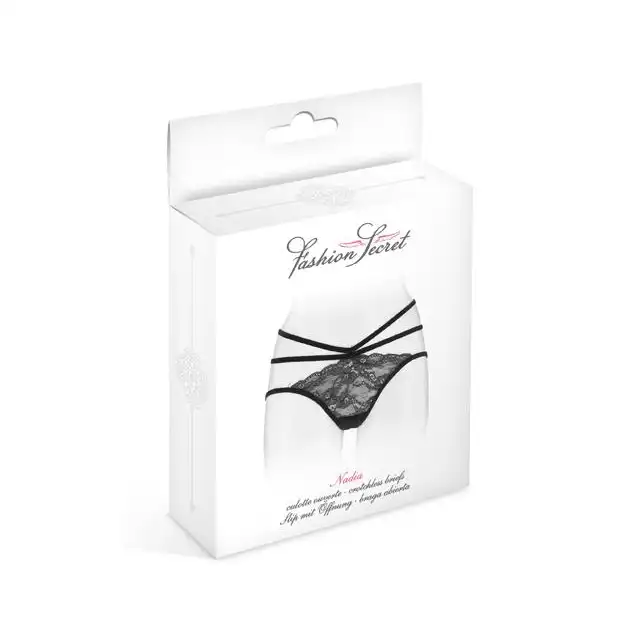 Concorde Nadia Black One Size. Francuska Czarna Bielizna model Nadia.