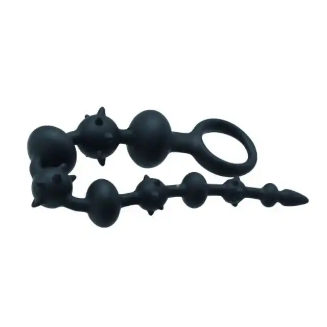 Toyz 4 Lovers Anal Pallin Timeless Beads. Koraliki Analne z Silikonu z Wypustkami.