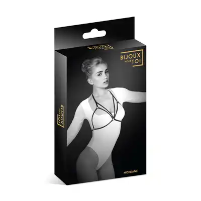 Bijoux Pour Toi Harnais de Corps Morgane. Ekskluzywne Szelki z Obrożą Morgane.