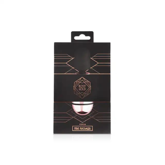 Rosy Gold - Noveau Mini Massager. Mini masażer różowozłoty na USB. Silne wibracje!