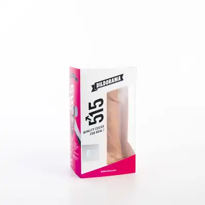 Dildorama - 515 Line 6" Flesh. Małe realistyczne dildo 15.5 cm