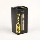 Pornhub - Bullet Rechargable Gold. Złoto-czarny mini wibrator na USB!