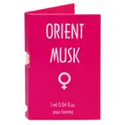 Aurora - Orient Musk 1ml. Wyjątkowo podniecające feromony damskie. Kompozycja zapachowa wywołuje zainteresowanie i pożądanie płci przeciwnej