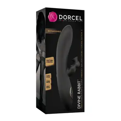 Dorcel - Divine Rabbit Sucker USB. Elegancki wibrator z funkcją ssania