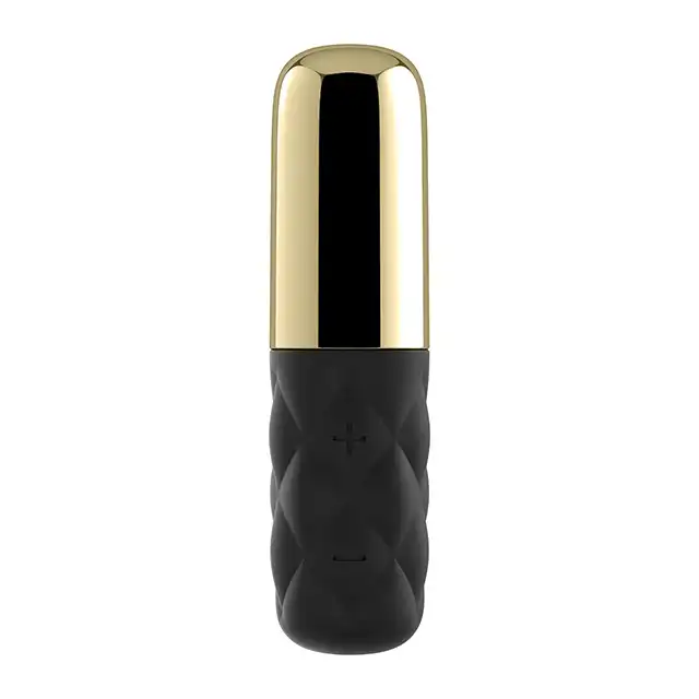 Satisfyer- Mini Lovely Honey wyjątkowy złoty miniwibrator. Wodoodporny, mocne wibracje, dyskretny rozmiar