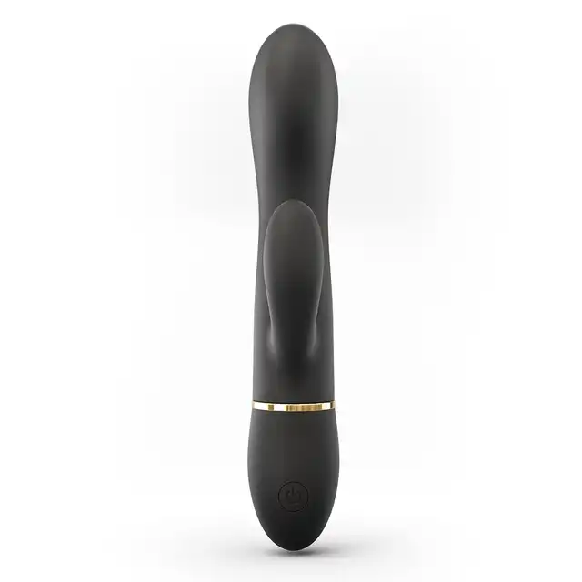Dorcel - Glam Rabbit Flexible Vibrator USB. Elegancki wibrator ze stymulacją łechtaczki
