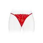 Concorde Venusina Red One Size. Czerwona Francuska Bielizna Stringi.
