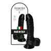 Toyz 4 Lovers Italian Cock 6" Black. Realistyczne Czarne Dildo 16cm. Prosto z Włoch.