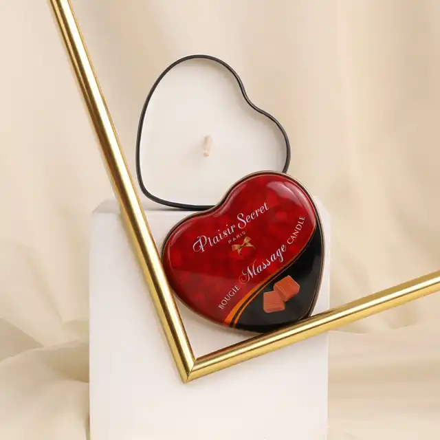 Plaisir Secret Caramel Massage 35ml. Zmysłowa Świeca do Masażu - Karmel.