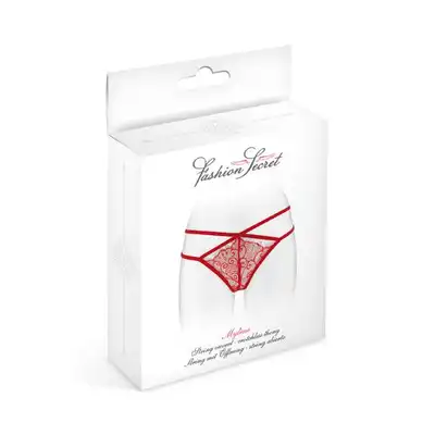 Concorde Mylene Red One Size. Francuska Czerwona Bielizna model Mylene.