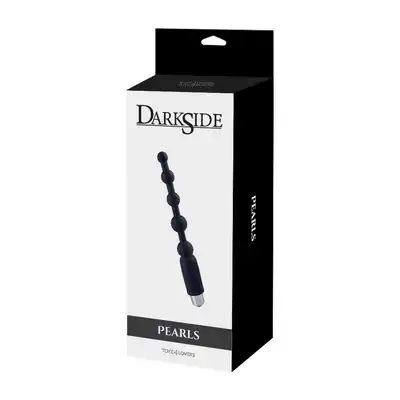 Toyz 4 Lovers - Darkside Pearls Whit Bullet. Wibrująca Sonda Analna 19,5 cm.