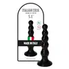 Toyz 4 Lovers Italian Anal Cock 5.5" Black. Dildo Analne Profilowane Czarne 14 cm.