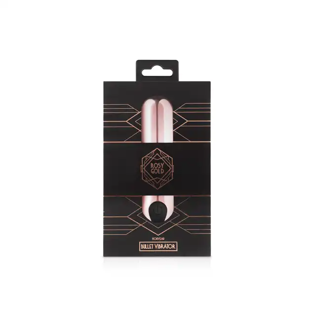 Rosy Gold - New Bullet Vibrator. Różowozłoty bullet wibrujący ładowany na USB