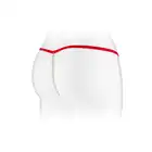 Concorde Venusina Red One Size. Czerwona Francuska Bielizna Stringi.