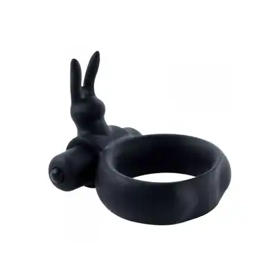 Toyz4Lovers -COCK RING W/VIBE - Pierścień ozdobiony uroczym króliczkiem