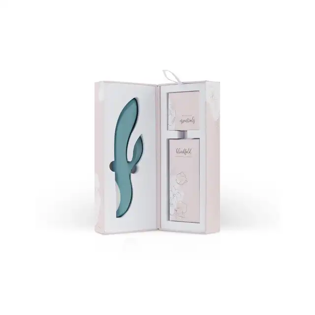 Bloom - The Violet Rabbit Vibrator. Silikonowy wibrator na USB ze stymulacją łechtaczki