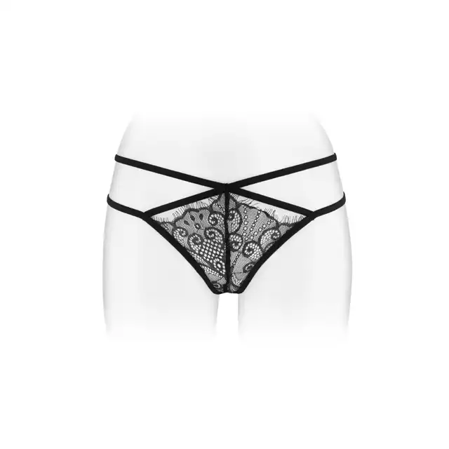 Concorde Mylene Black One Size. Francuska Czarna Bielizna model Mylene. 