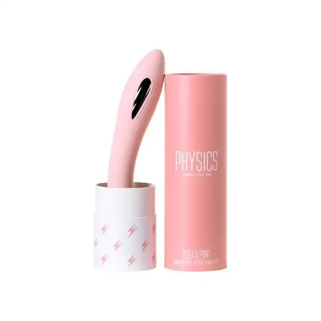 Tesla Physics  G-Pink. Piękny wibrator z elektrostymulacją. 10 trybów elektrostymulacji. 10 programów wibracji. IPX8. USB. 
