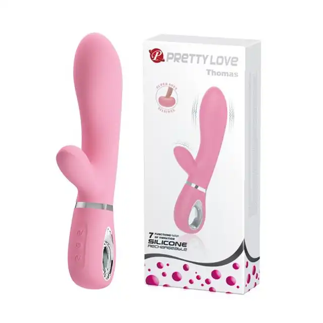 Pretty Love - Thomas Silicone USB. Wibrator z miękką silikonową główką