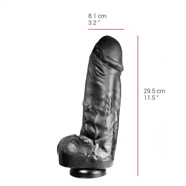 Dildorama - 515 Line 11.5" Flesh. Wielkie realistyczne dildo 29.5 cm