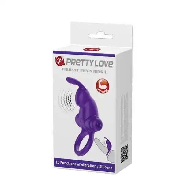Pretty Love - Vibrant Penis Ring III. Pierścień erekcyjny z wibrującym króliczkiem