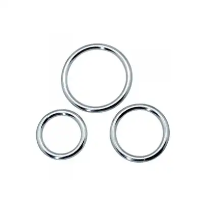 Timeless Metal Rings 3 szt. Metalowe Ringi Erekcyjne lub do Strap-on