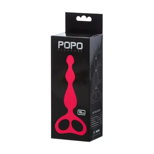 A-Toy Popo 18 cm Koraliki Analne Pink.