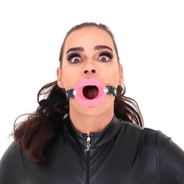 O-products - Mouth Gag Pink Mouth. Knebel różowe usta. Bestseller!