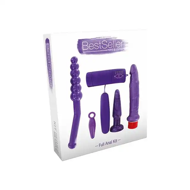 Full Anal Kit. Bestseller. Fioletowy Zestaw do Seksu Analnego.