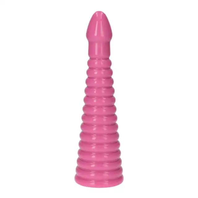 Toyz 4 Lovers Italian Cock 10" Pink. Gigantyczne Dildo Analne Prążkowane 26cm. Prosto z Włoch.