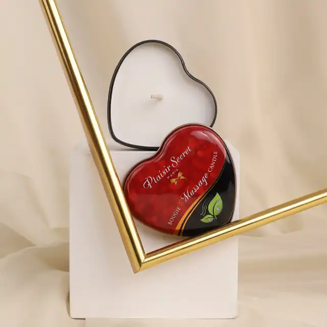 Plaisir Secret Massage Candles Nature 35ml. Świeca do Masażu Naturalna - Bez Zapachu. 