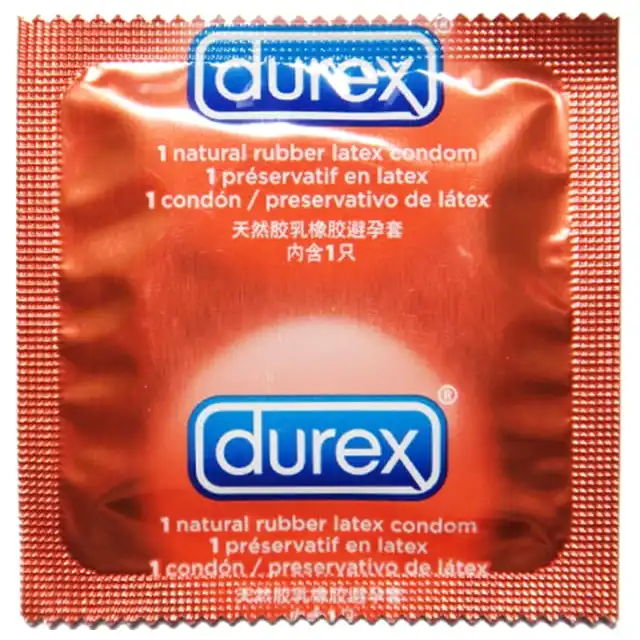 Durex - Pleasure Fruits Orange 1 szt. Prezerwatywa o smaku soczystej pomarańczy