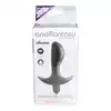 Anal Fantasy - Vibrating Perfect Plug. Czarna silikonowa wtyczka analna. Wibracje.