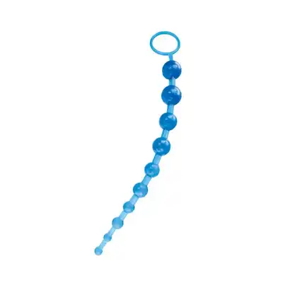Toyz 4 Lovers Anal Jelly Palline Cyan. Niebieskie Koraliki Analne.
