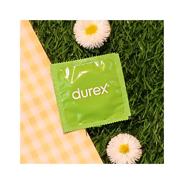 Durex - Pleasure Fruits Apple 1 szt. Prezerwatywa o smaku soczystego jabłka