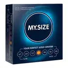 My Size - Natural Latex Condom 57 mm 3 szt
