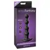 Anal Fantasy - Rechargeable Anal Beads. Czarne wibrujące koraliki analne. USB.