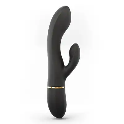 Dorcel - Glam Rabbit Flexible Vibrator USB. Elegancki wibrator ze stymulacją łechtaczki