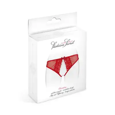 Concorde Christine Red One Size. Francuska Czerwona Bielizna model Christine.