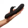 Pornhub - Virtual Rabbit USB. Czarny wibrator z króliczkiem o super wibracjach