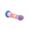 Rainbow G-Spot Multicolored Dildo. Kolorowe Dildo do Strap-on. Stymulacja Punktu G