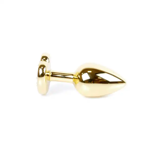 Bseries - Plug-Jawellery Gold with Red Diamond. Biżuteria Analna Złoty Plug z Czerwonym Diamentem.